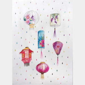 Création Delphine Balme aquarelle-planternes