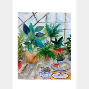 Création Delphine Balme aquarelle-veranda