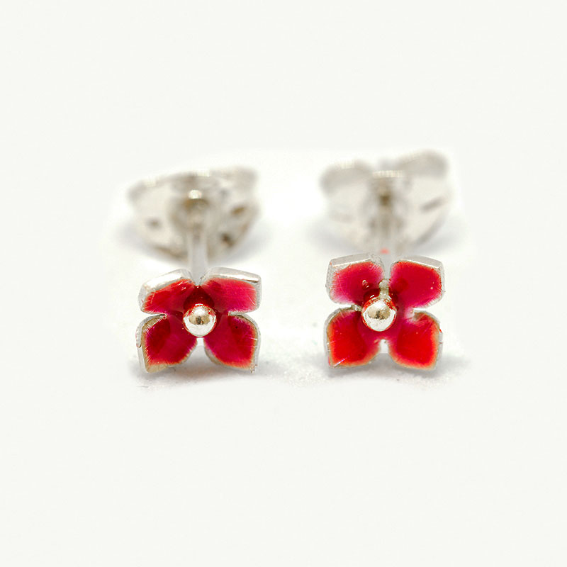 Boucles-d'oreilles-hortensia-rouge-2